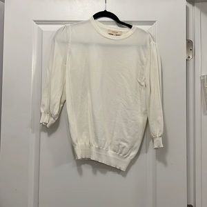 Cream knit sweater